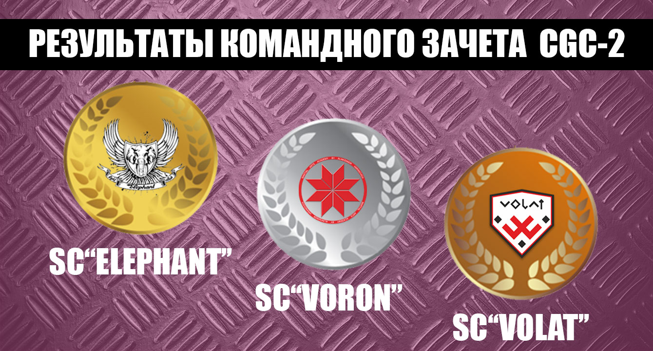 РЕЗУЛЬТАТЫ КОМАНДНОГО ЗАЧЕТА ТУРНИРА ПО ГРЭППЛИНГУ CGC-2